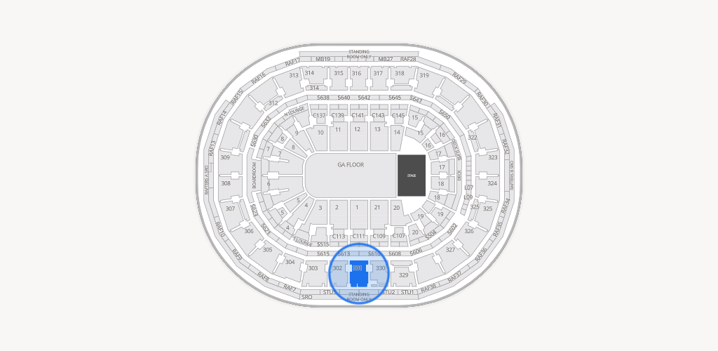 TD Garden Seating Chart