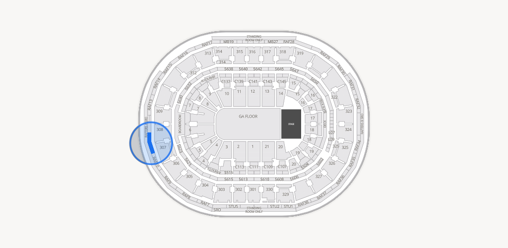 TD Garden Seating Chart