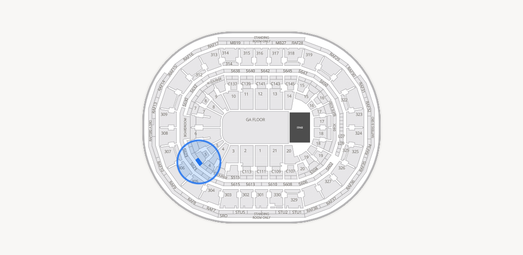 TD Garden Seating Chart