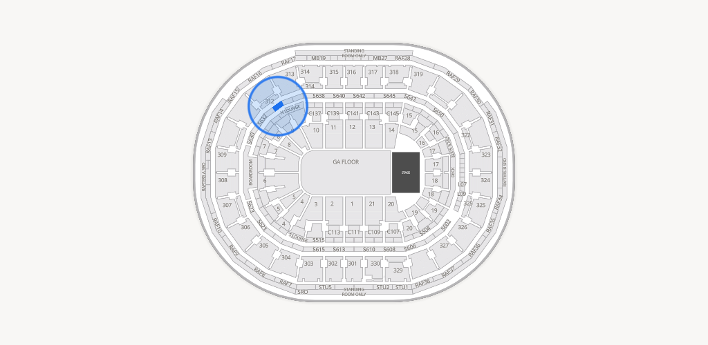 TD Garden Seating Chart