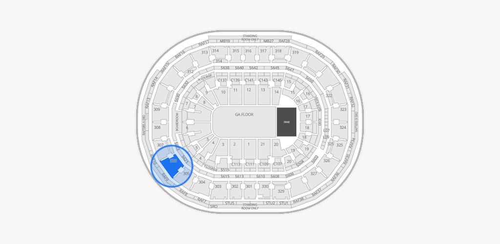 TD Garden Seating Chart