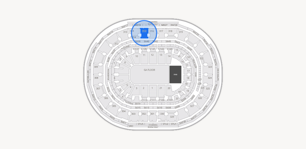 TD Garden Seating Chart