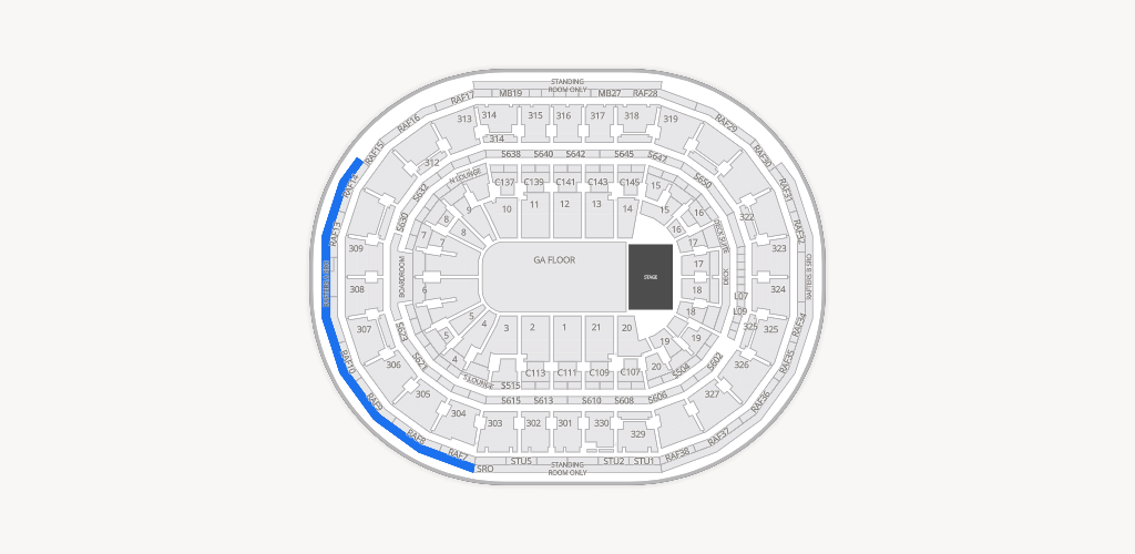 TD Garden Seating Chart
