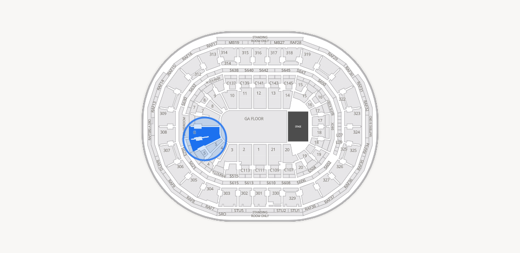 TD Garden Seating Chart