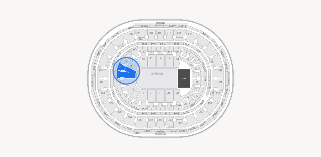 TD Garden Seating Chart