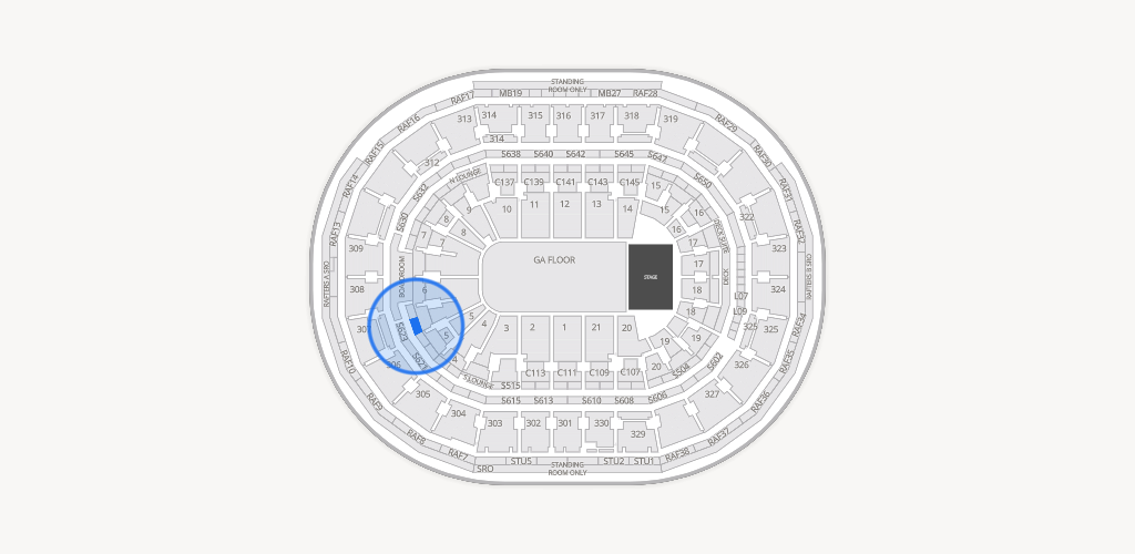 TD Garden Seating Chart