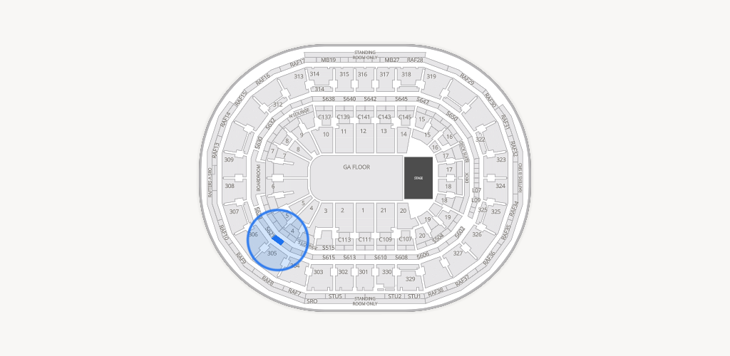 TD Garden Seating Chart