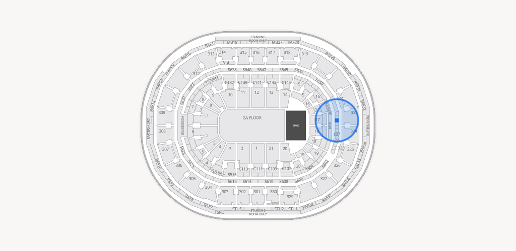 TD Garden Seating Chart
