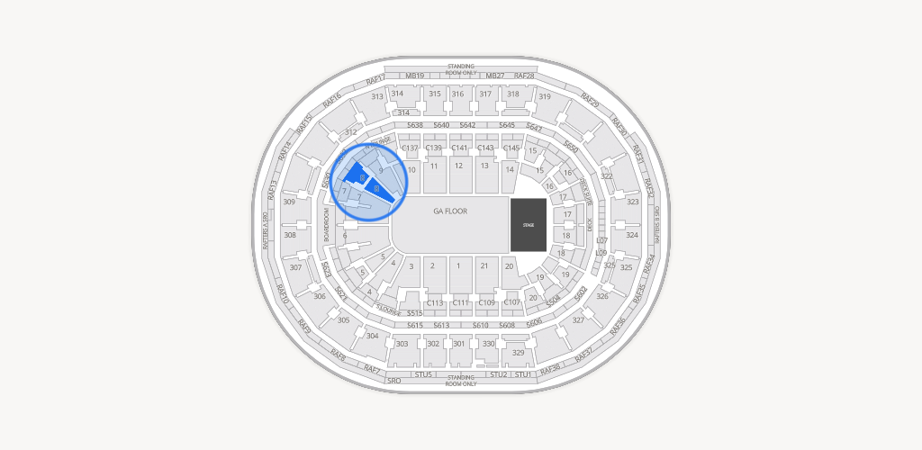 TD Garden Seating Chart