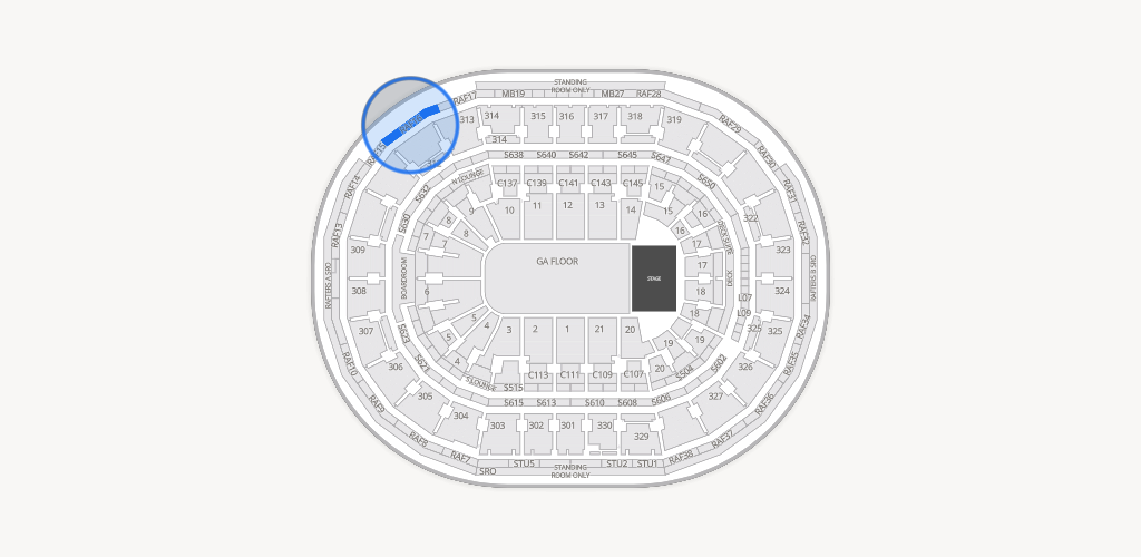 TD Garden Seating Chart