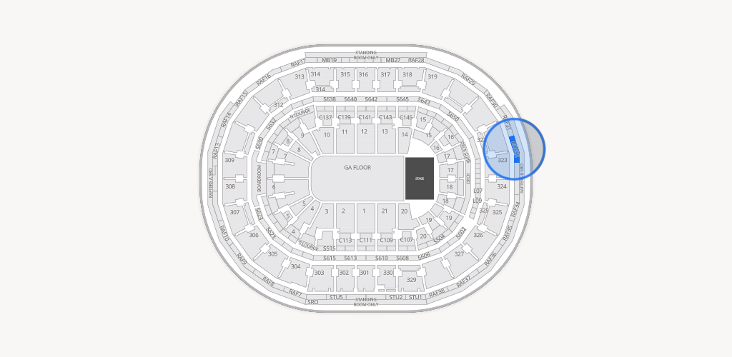 TD Garden Seating Chart