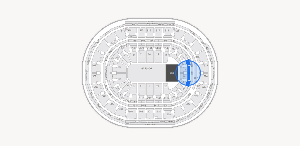 TD Garden Seating Chart