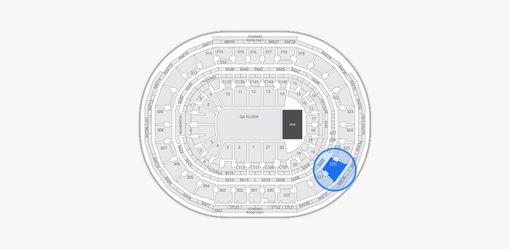 TD Garden Seating Chart