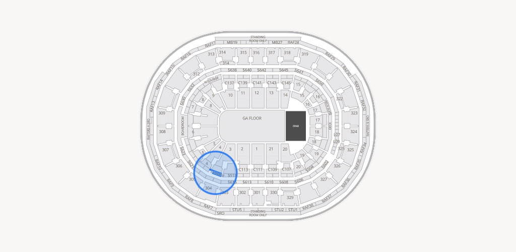 TD Garden Seating Chart