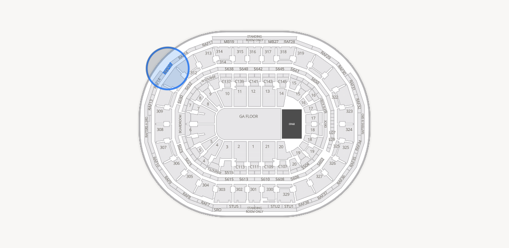 TD Garden Seating Chart