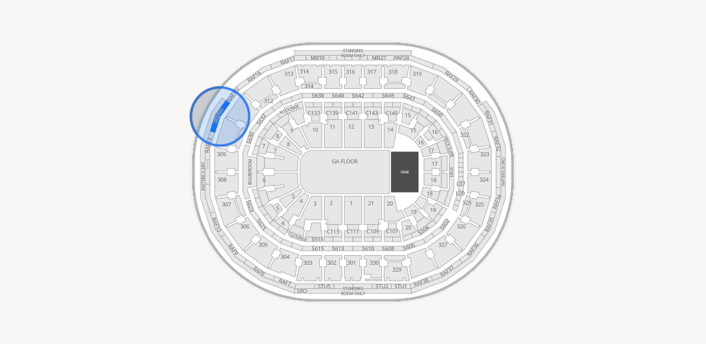 TD Garden Seating Chart
