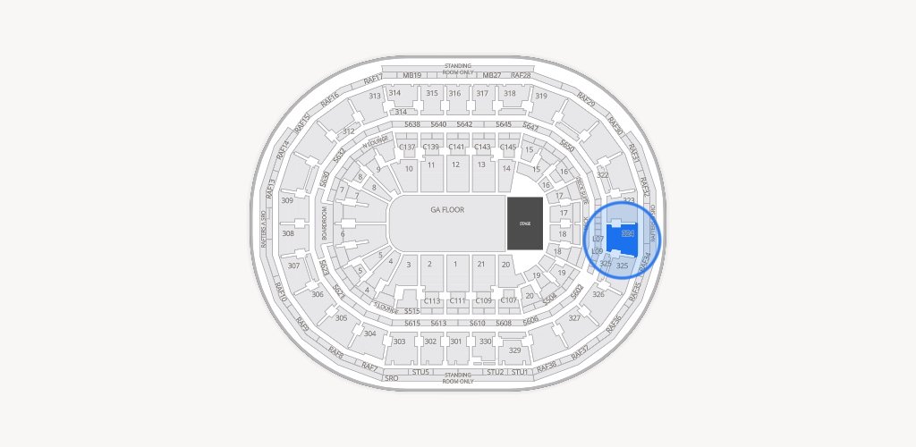 TD Garden Seating Chart
