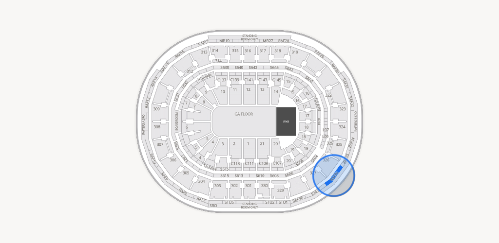 TD Garden Seating Chart