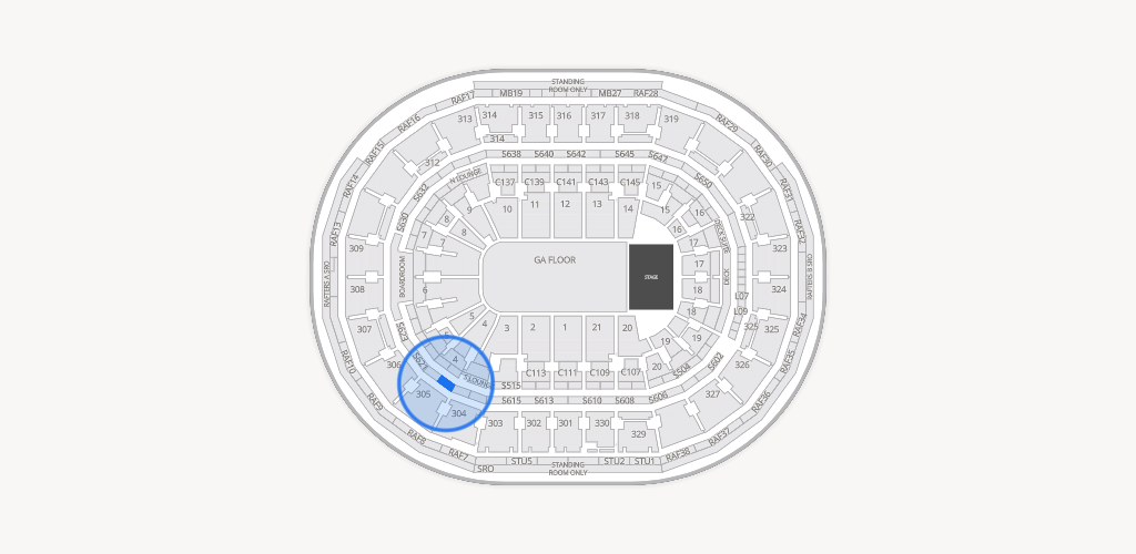 TD Garden Seating Chart