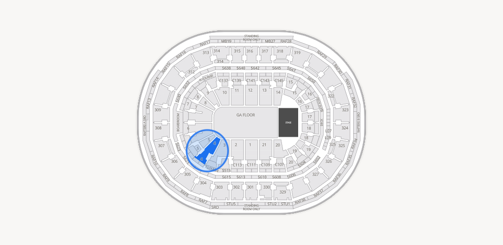 TD Garden Seating Chart