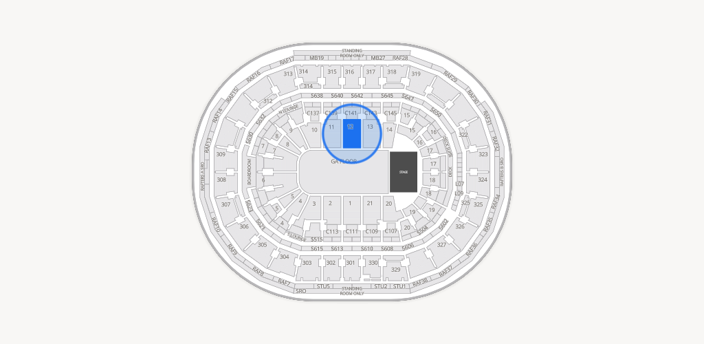 TD Garden Seating Chart