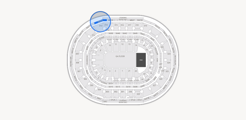 TD Garden Seating Chart