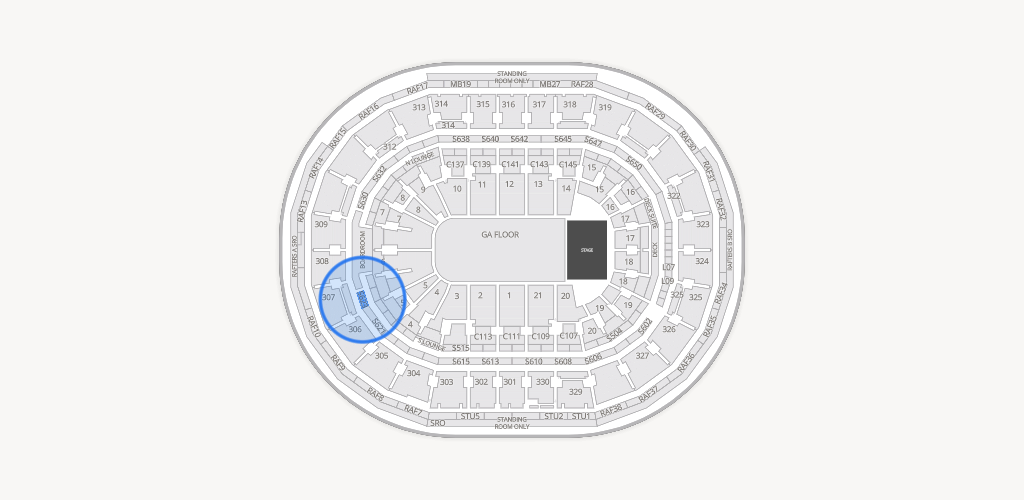 TD Garden Seating Chart