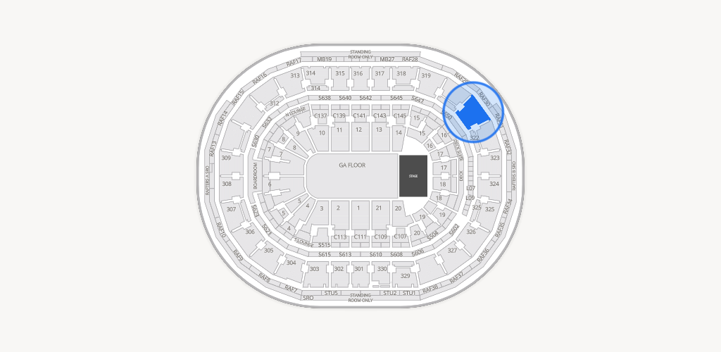 TD Garden Seating Chart