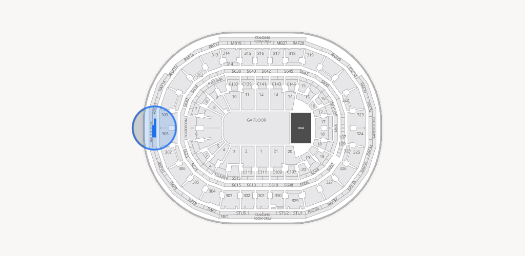 TD Garden Seating Chart