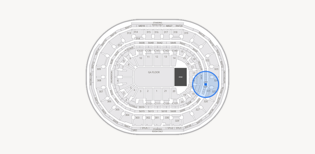TD Garden Seating Chart