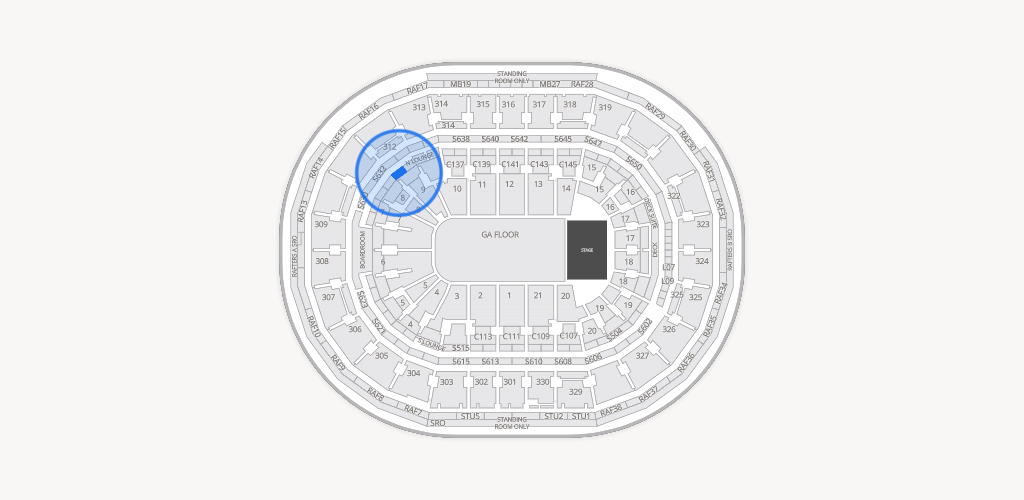 TD Garden Seating Chart