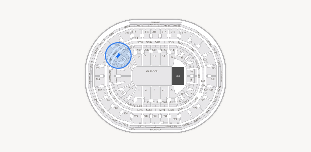 TD Garden Seating Chart