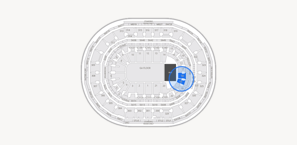 TD Garden Seating Chart