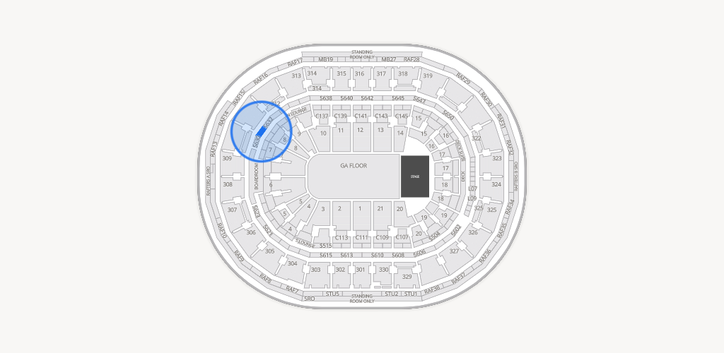 TD Garden Seating Chart