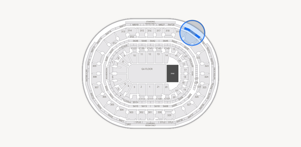 TD Garden Seating Chart