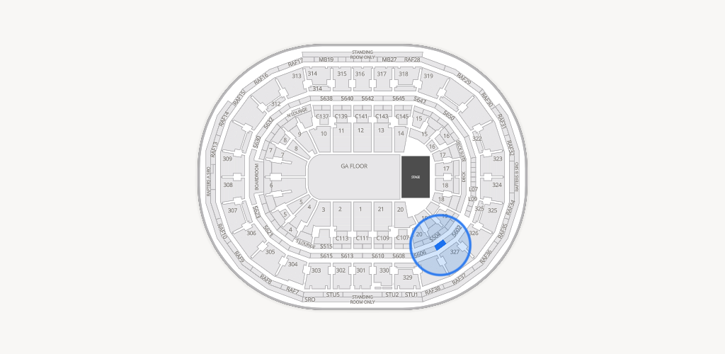 TD Garden Seating Chart