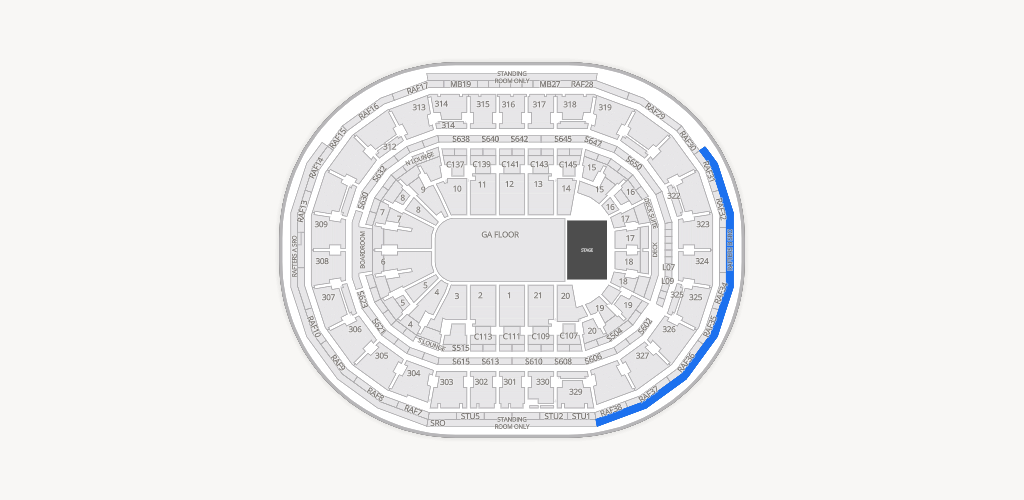 TD Garden Seating Chart