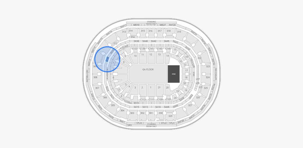 TD Garden Seating Chart