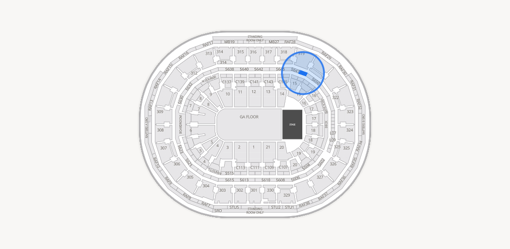 TD Garden Seating Chart
