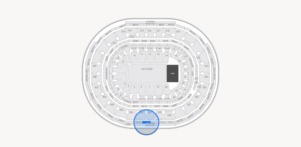 TD Garden Seating Chart