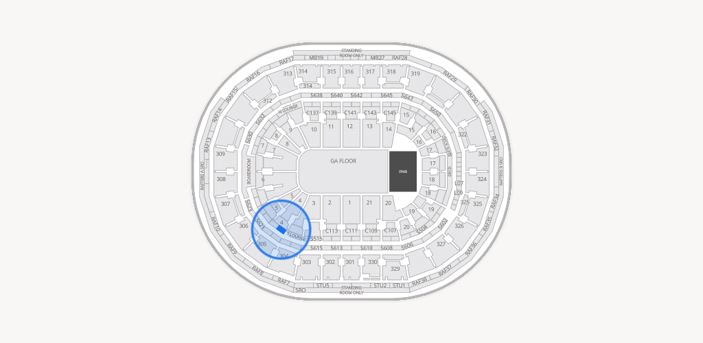 TD Garden Seating Chart