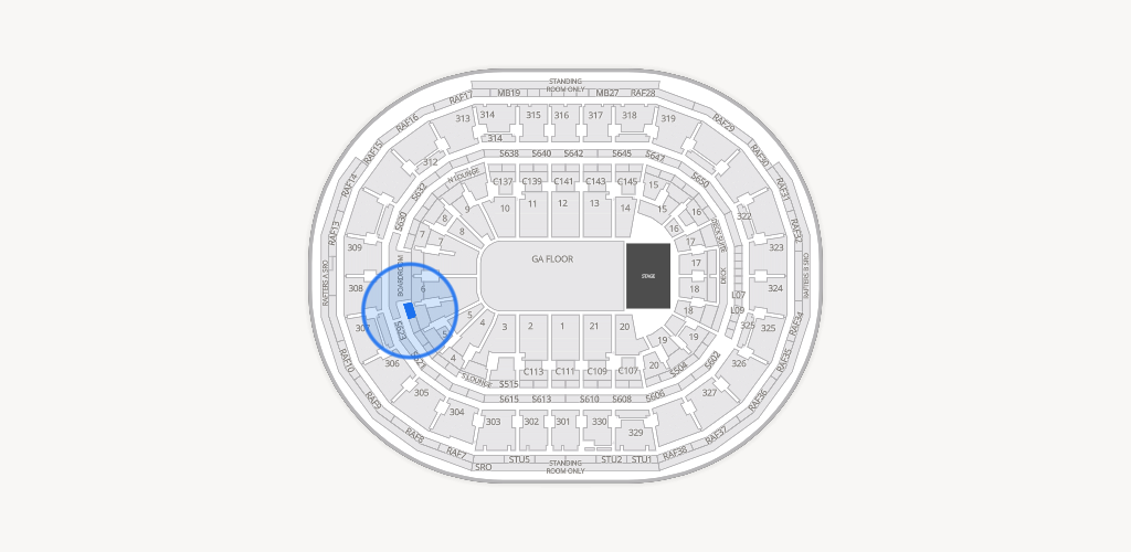 TD Garden Seating Chart