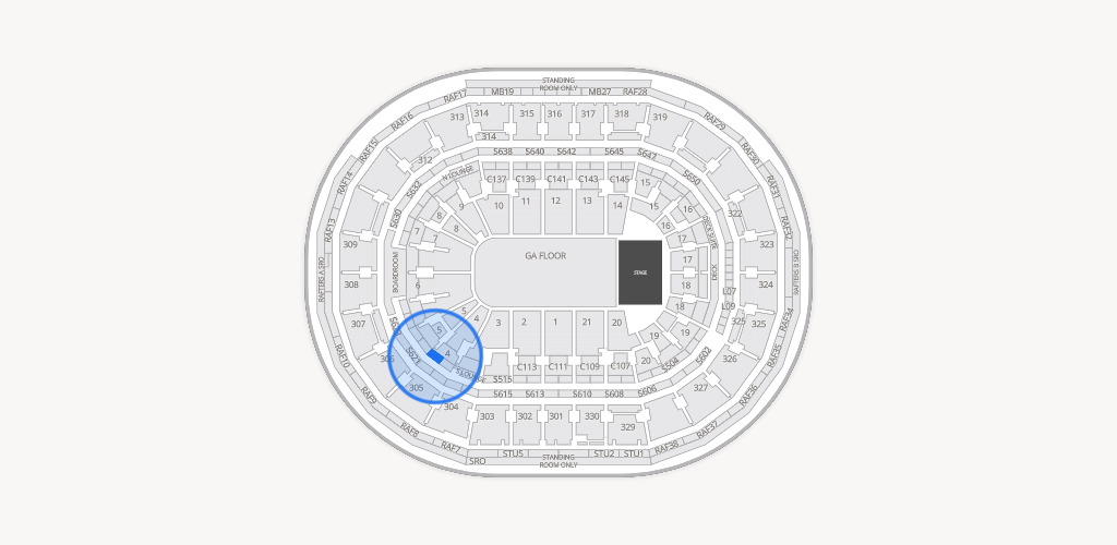 TD Garden Seating Chart