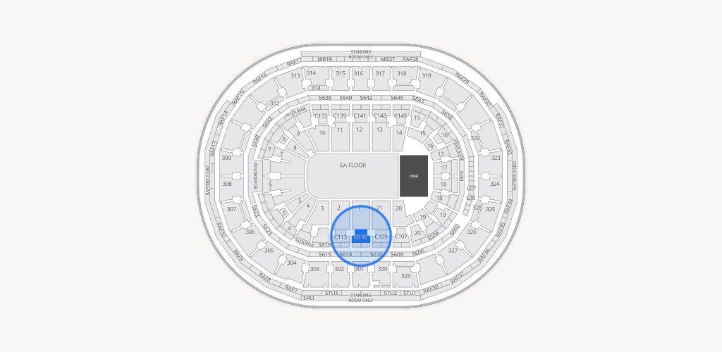 TD Garden Seating Chart