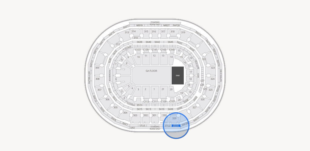 TD Garden Seating Chart