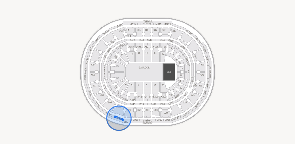 TD Garden Seating Chart