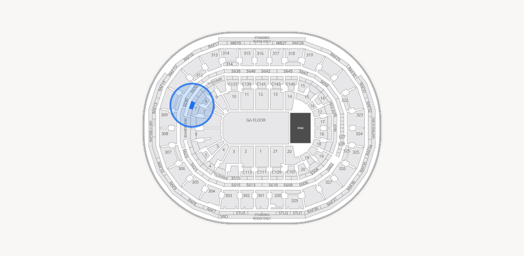 TD Garden Seating Chart