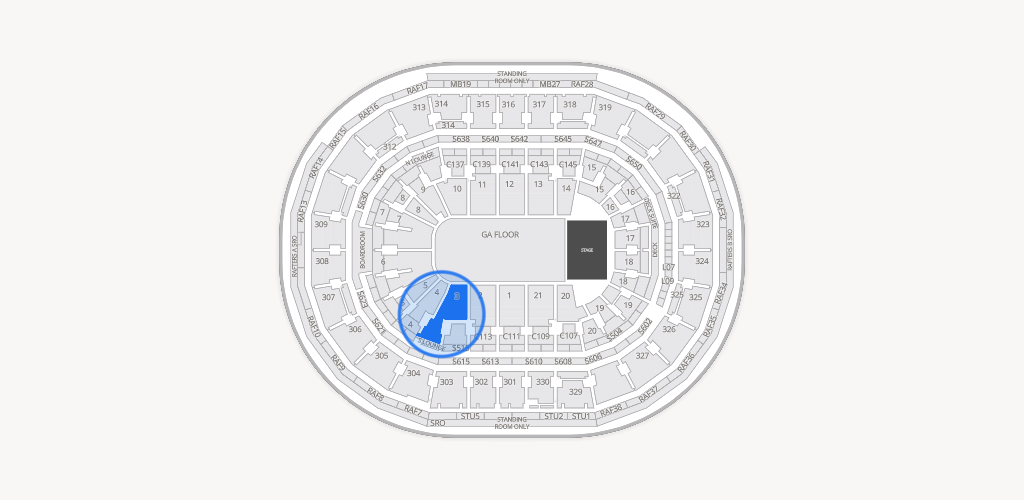 TD Garden Seating Chart