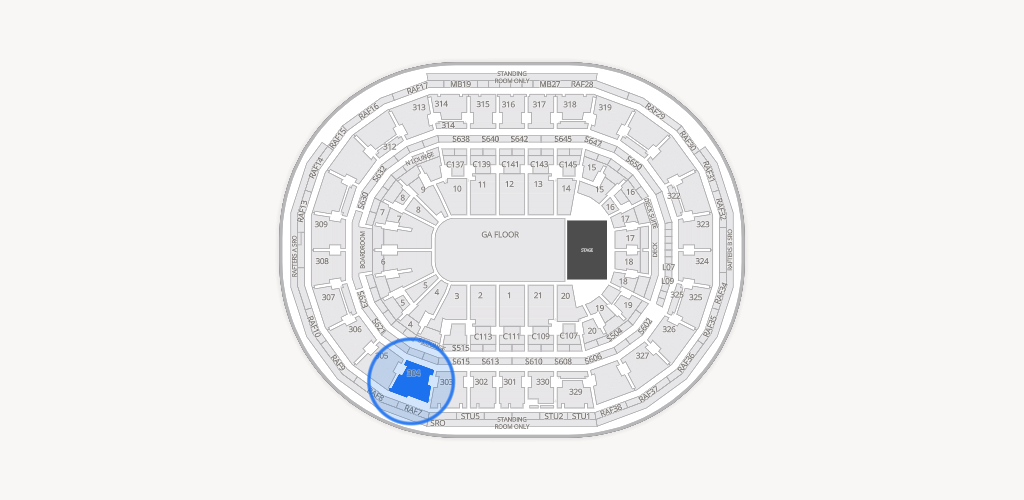 TD Garden Seating Chart