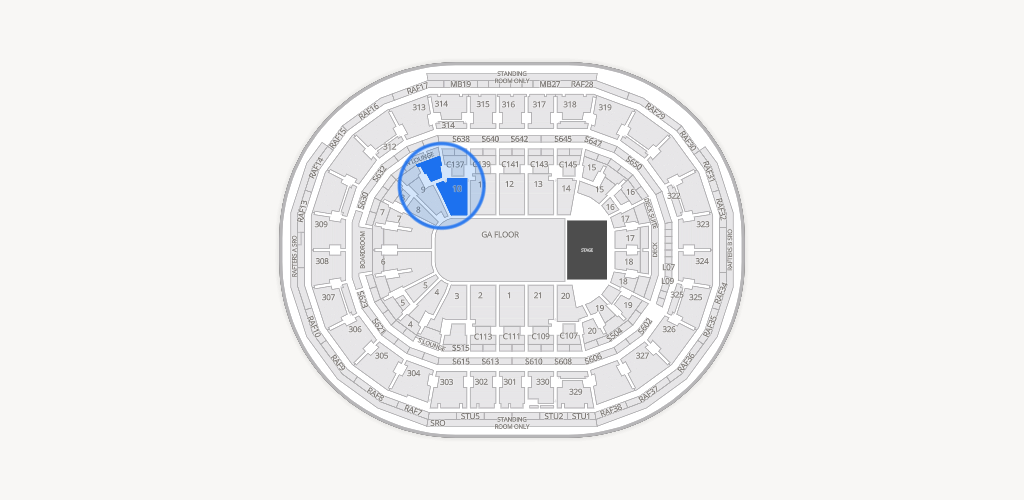 TD Garden Seating Chart